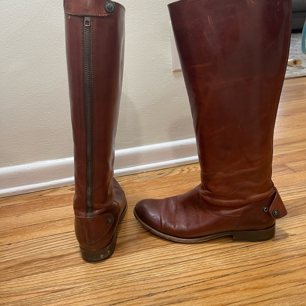 Frye boots. Zipper in back. Size 9.5